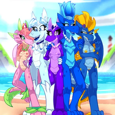 blitz (iestraig), frostine (iestraig), rose (iestraig) (mythology) created by lustragon