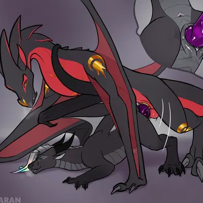 bloodmoon (ferro the dragon), soba (chivaran) (european mythology, mythology) created by chivaran