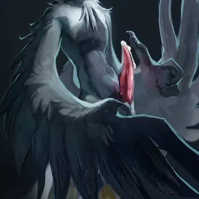 blue (computerheron) created by loudorangegatto