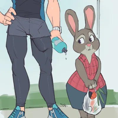 bonnie hopps (disney, zootopia) created by not enough milk