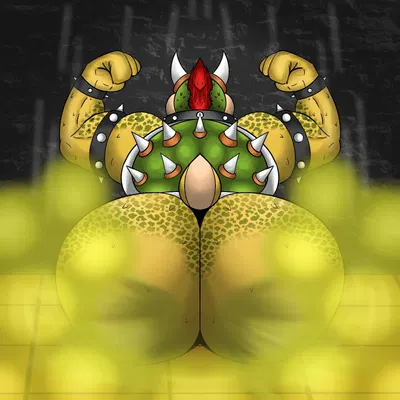 bowser (mario bros, nintendo) created by sunflower fox