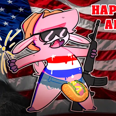 bubby (awekiazaruwulpy) (4th of july) created by awekuu