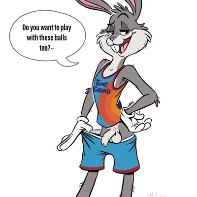bugs bunny (looney tunes, space jam) created by nikraccoom