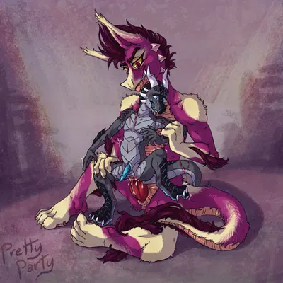 bulle (prettyparty), xero (captainscales) (mythology) created by prettyparty