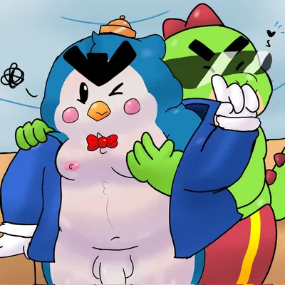 buzz (brawl stars), mr.p (brawl stars) (brawl stars, supercell (company)) created by ugly-rat15508