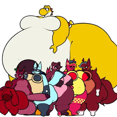 casey (chip at night), chase (chip at night), gale (chip at night) (mario bros, nintendo) created by chip at night