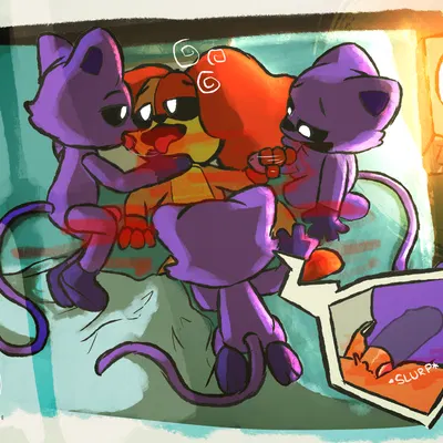 catnap (poppy playtime), dogday (poppy playtime) (mob entertainment, poppy playtime) created by notsafeforwanking