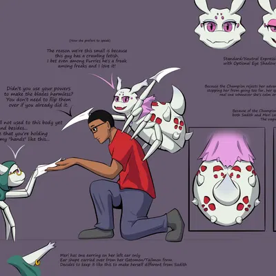 champion (the succubus hunt), kumoko, meri (kumoko form) (so i'm a spider so what?, the succubus hunt) created by illogicaljumble