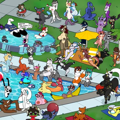 chara senko yukimoto, k.o.mondo, olexa vrane (mythology, nintendo) created by arturfox