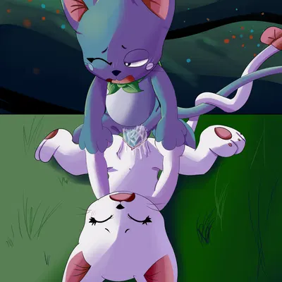 charle (fairy tail), happy (fairy tail) (fairy tail) created by lawealewd