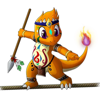 charmandrigo (character) (nintendo, pokemon) created by lord-kiyo