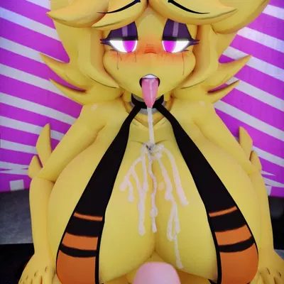 chica (fnaf), chiku (cryptiacurves) (five nights at freddy's, fredina's nightclub) created by codabun