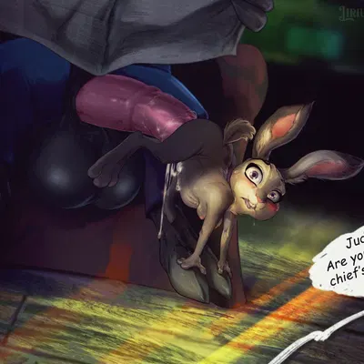 chief bogo, judy hopps (disney, zootopia) created by lirium chevalier