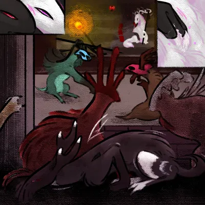 chieftain scavenger, fan character (rain world, videocult) created by kayw2324