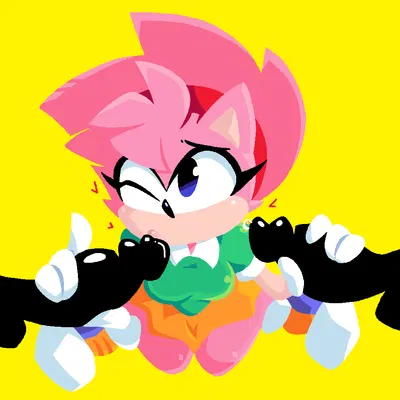 classic amy rose (classic sonic (universe), sega) created by jjoyplus