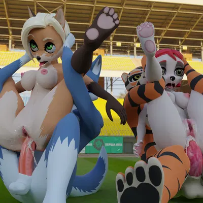 coach wolfe, fluf (flufdustbunny), sandra ren created by flufdustbunny