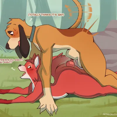 copper (tfath), tod (tfath) (disney, the fox and the hound) created by nepentz