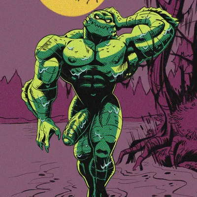 creature from the black lagoon, universal monsters created by mezcal (artist)