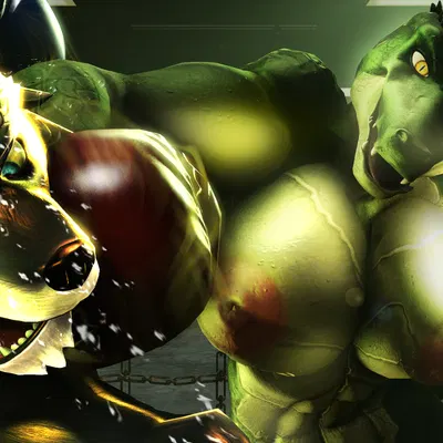 crocodile (petruz), wolf (petruz) created by leafytheleafer