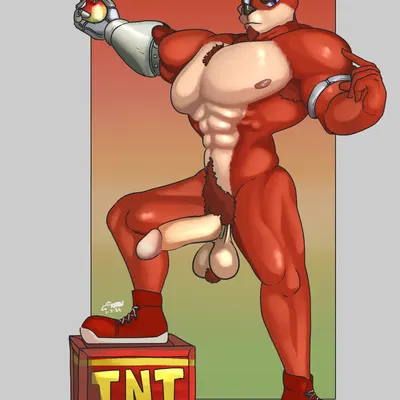 crunch bandicoot (activision, crash bandicoot (series)) created by krowbutt