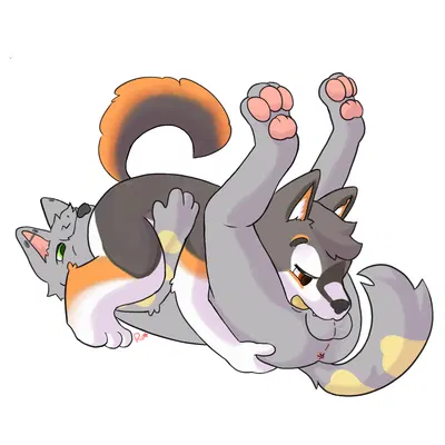 curlyshep, lou (thewolf) created by rubenthestarpup