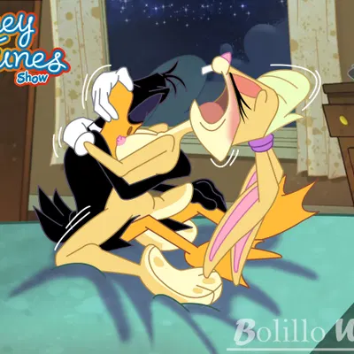 daffy duck, lola bunny (looney tunes, the looney tunes show) created by bolillo werito