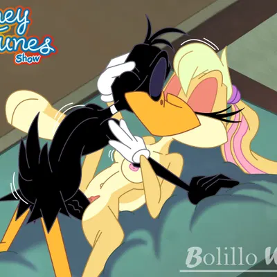 daffy duck, lola bunny (looney tunes, the looney tunes show) created by bolillo werito