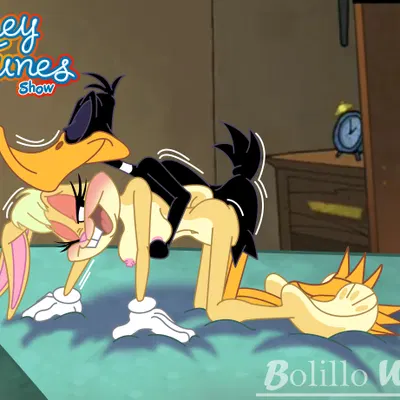 daffy duck, lola bunny (looney tunes, the looney tunes show) created by bolillo werito