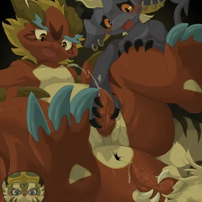 demonium (shadowverse), dragnir (shadowverse), garuel (shadowverse) (cygames, mythology) created by qrnrr