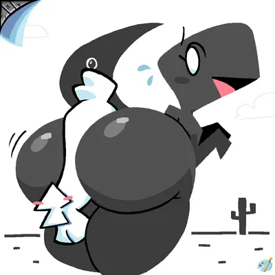 dinosaur (google chrome) (google, google chrome) created by jjoyplus