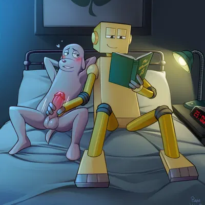 dog (robot dreams), tin (robot dreams) (robot dreams) created by purplevelbeth