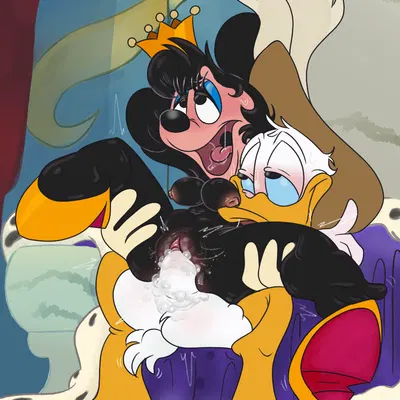 donald duck, minnie mouse (disney, the three musketeers (disney)) created by cjzilla88