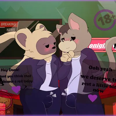 donk patrick, michael howls (pixile studios, super animal royale) created by hiroshi18