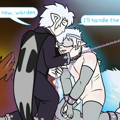 drazil (slightly damned), syndel (slightly damned) (slightly damned) created by sandentwins