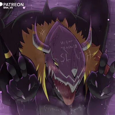 duskar (bandai namco, digimon) created by bna v5