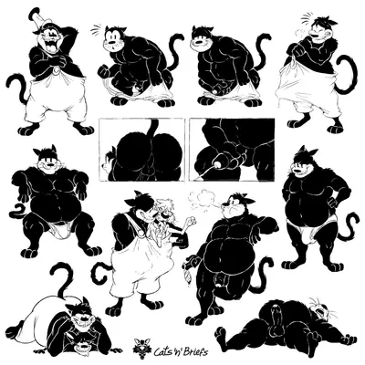 eddie (cedamuc1), pete (disney), tidbits (oiruse) (disney) created by catsnbriefs, cedamuc1