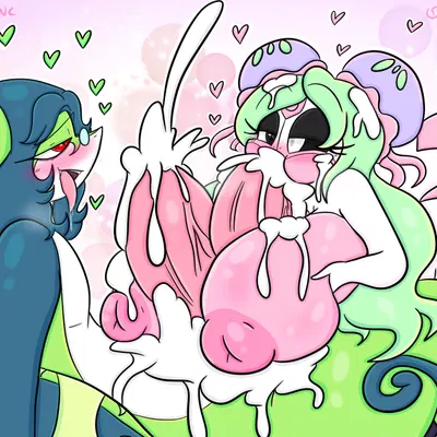 elias (rockpup241), shorbette (lewdchuu) (nintendo, pokemon) created by lewdchuu