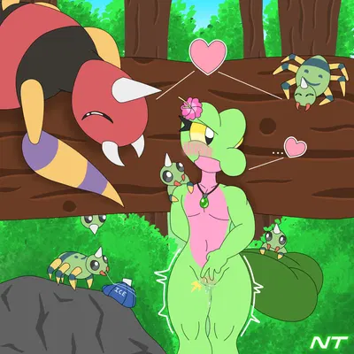 fan character, fern shinamori (nintendo, pokemon) created by ninjatreecko