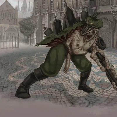 fan character, pav (fear and hunger) (fear & hunger 2: termina, fear and hunger) created by alex brunn