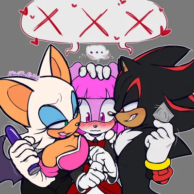 fan character, rouge the bat, shadow the hedgehog (sega, sonic the hedgehog (series)) created by thiritherabbit