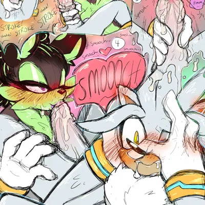 fan character, silver the hedgehog (sega, sonic the hedgehog (series)) created by chilispice