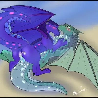 fathom (wof), indigo (wof) (mythology, wings of fire) created by kiumba (artist)