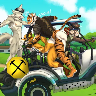 fennix (fortnite), monkare (kareca), oscar (fortnite) (epic games, fortnite) created by kareca