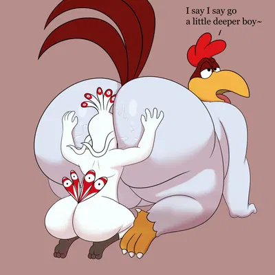 foghorn leghorn, lord shen (dreamworks, kung fu panda) created by colossalstars