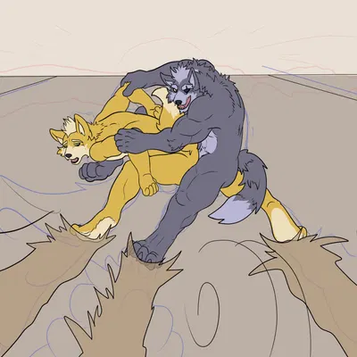 fox mccloud, wolf o'donnell (akira slide, nintendo) created by audiophilliac