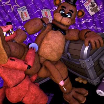 foxy (fnaf), freddy (fnaf) (five nights at freddy's, scottgames) created by nsg editor