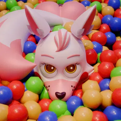 funtime foxy (fnaf) (five nights at freddy's, scottgames) created by miitro d