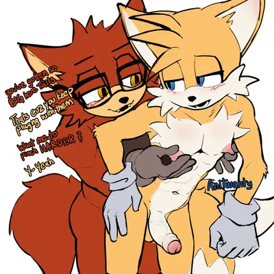 gadget the wolf, miles prower (sega, sonic the hedgehog (series)) created by anitwenty