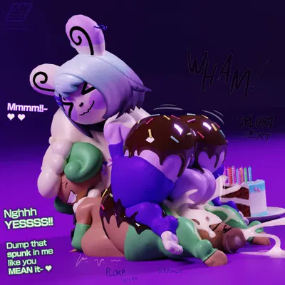 gale (raspberry-icey), smoothie (milkyeightysix) (nintendo, pokemon) created by milkyeightysix