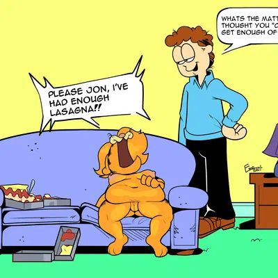 garfield the cat, jon arbuckle (garfield (series)) created by empskit